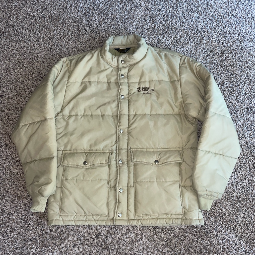 Vintage 80s Swingster Jolly Rancher Puffer Down Jacket